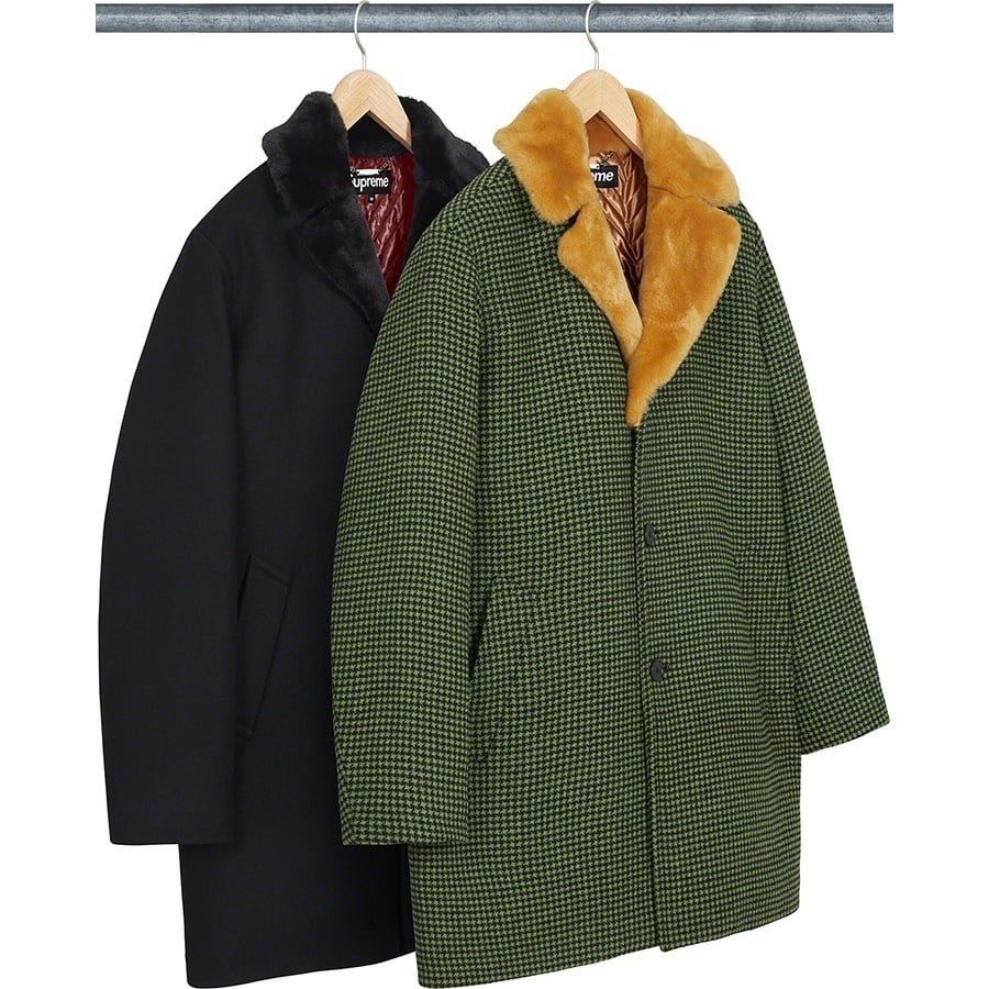 Fur Collar Car Coat - fall/winter 2022 - Supreme