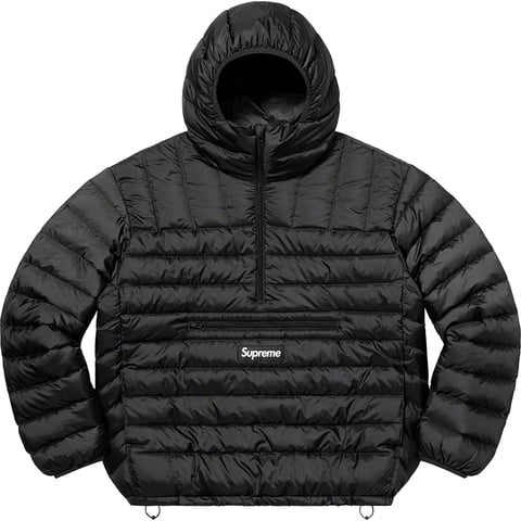 Micro Down Half Zip Hooded Pullover - Supreme