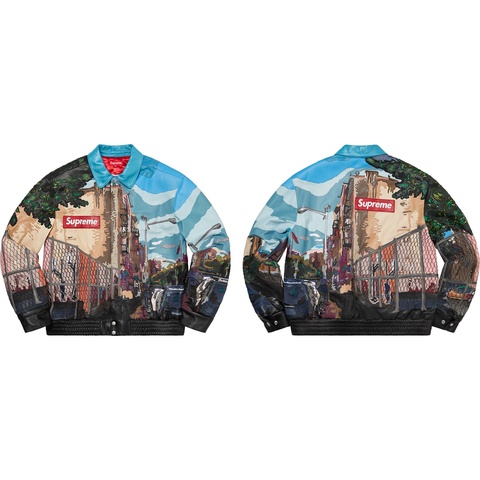 Supreme Jeff Hamilton Ridge Street Leather Jacket - Colorway