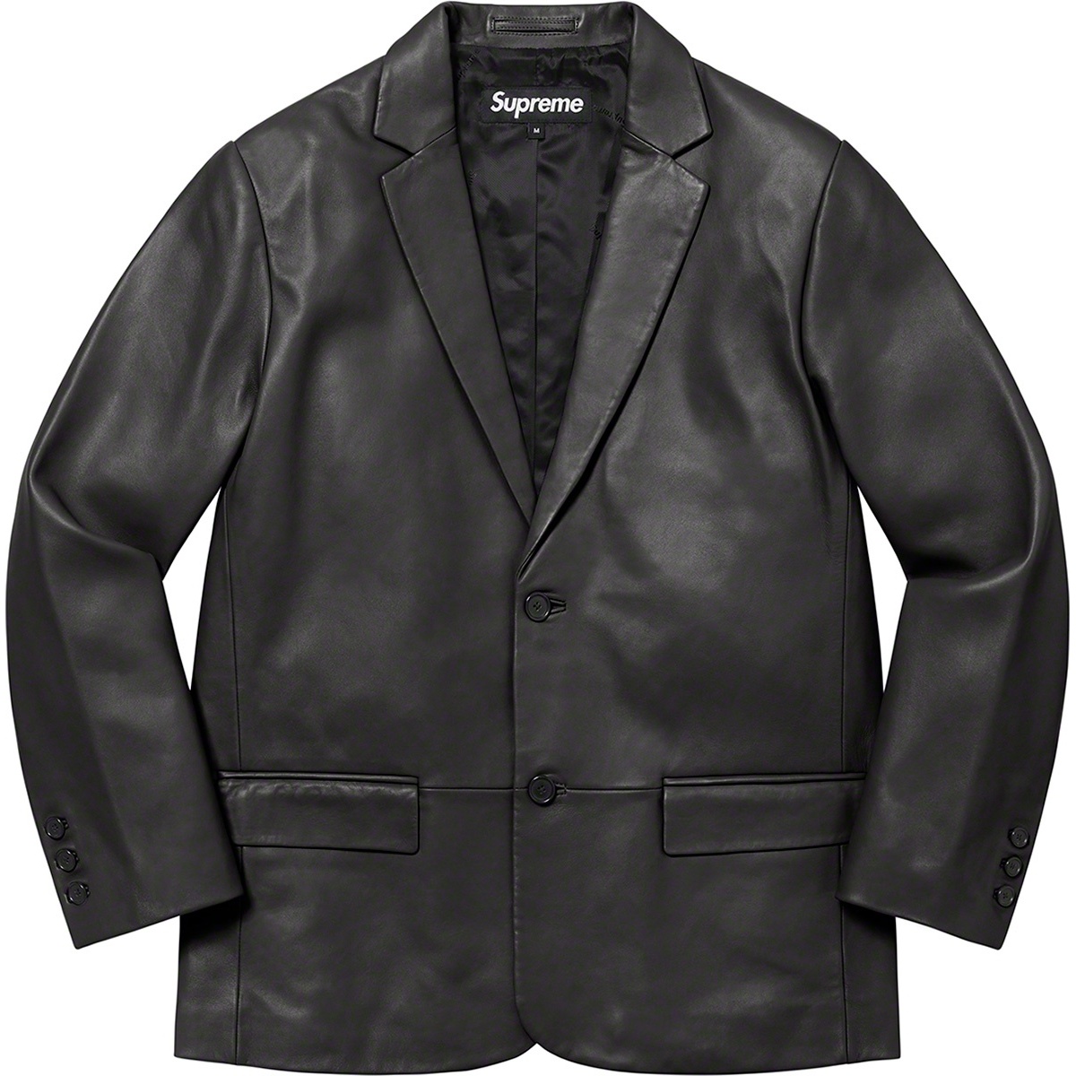 Supreme Leather Blazer (FW22) - $498