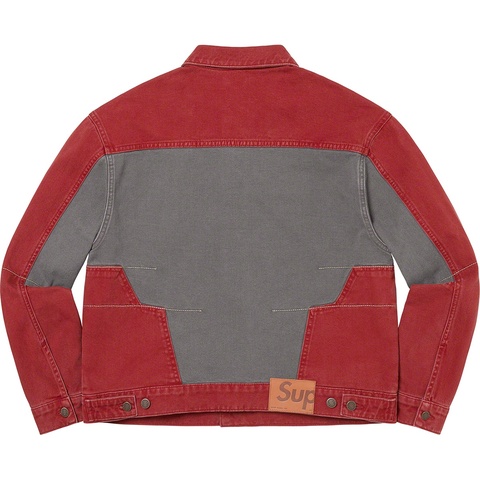 Supreme 2-Tone Paneled Denim Jacket - Colorway