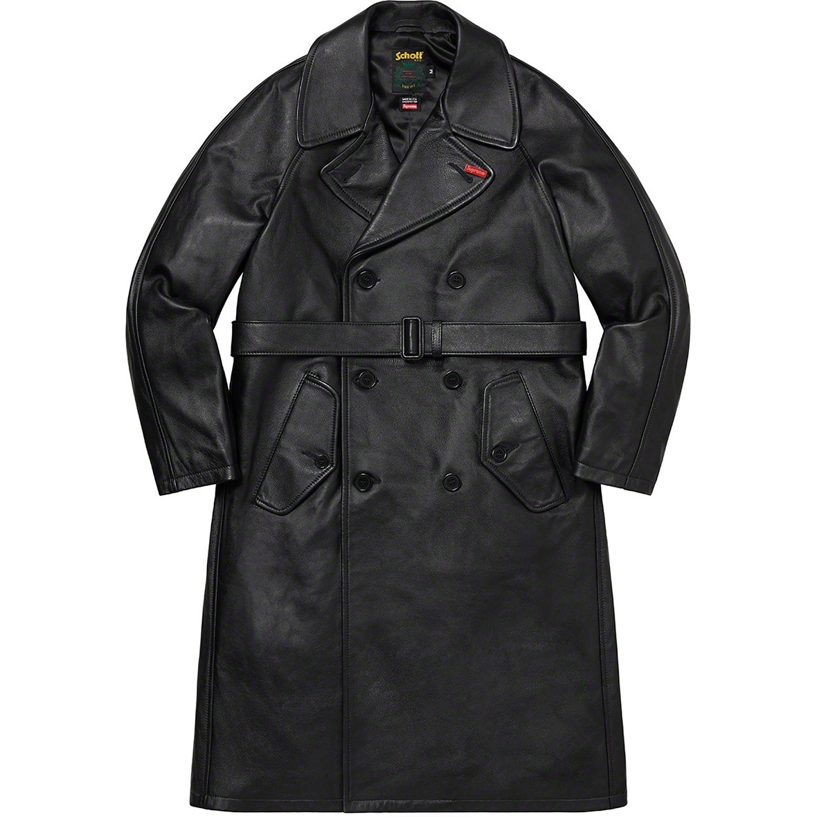 Supreme®/Schott® Leather Trench Coat - SupremeCommunity