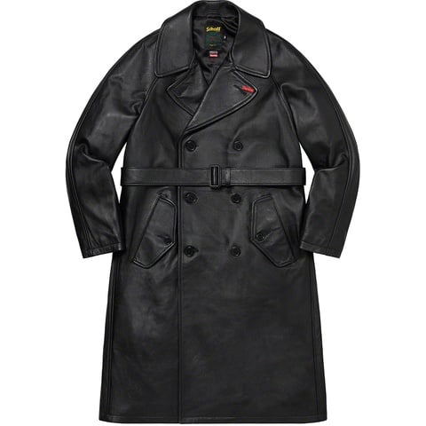 Supreme®/Schott® Leather Trench Coat - Supreme