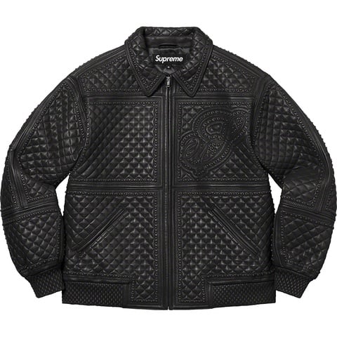 Studded Quilted Leather Jacket - fall/winter 2022 - Supreme