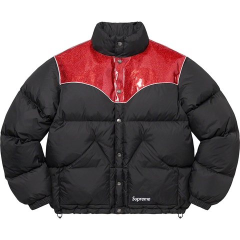 Supreme Glitter Yoke Down Puffer Jacket - Colorway