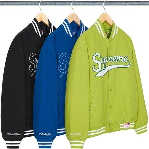 Supreme Doughboy ボンバージャケット 2022 Supreme®/Mitchell & Ness® Doughboy Twill Varsity Jacket - Supreme