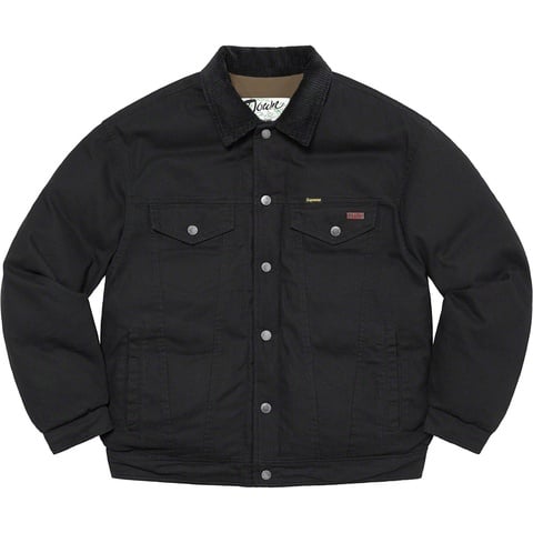 Supreme®/Schott® Canvas Down Trucker Jacket - Supreme