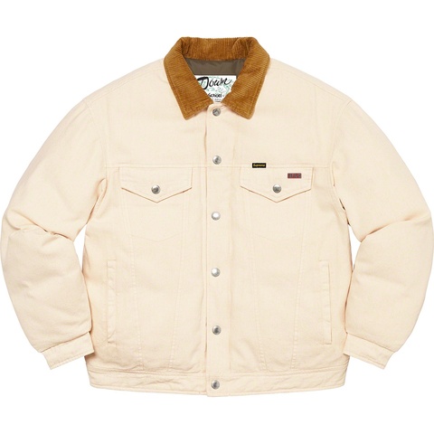 ジャケット・アウター Supreme Schott Canvas Down Jacket Supreme®/Schott® Canvas Down Trucker Jacket - Supreme