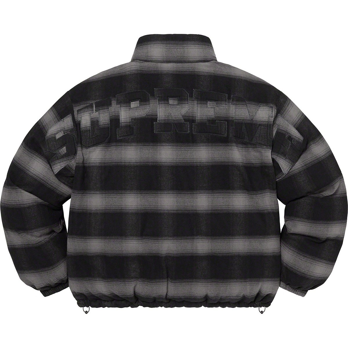 Supreme Flannel Reversible Puffer Jacket (FW22) - $298