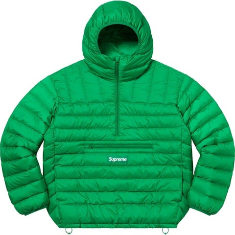 Micro Down Half Zip Hooded Pullover - Supreme