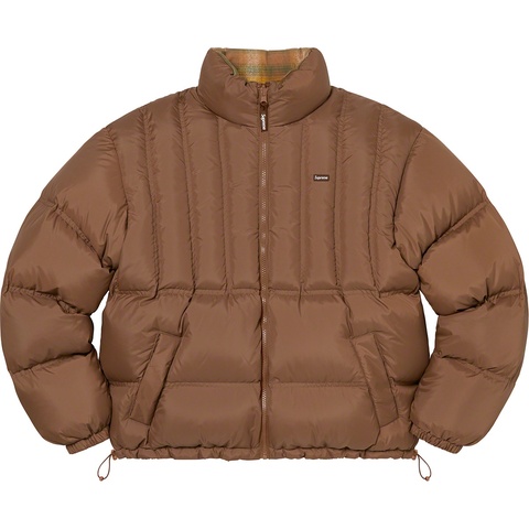 Supreme Flannel Reversible Puffer Jacket - Colorway