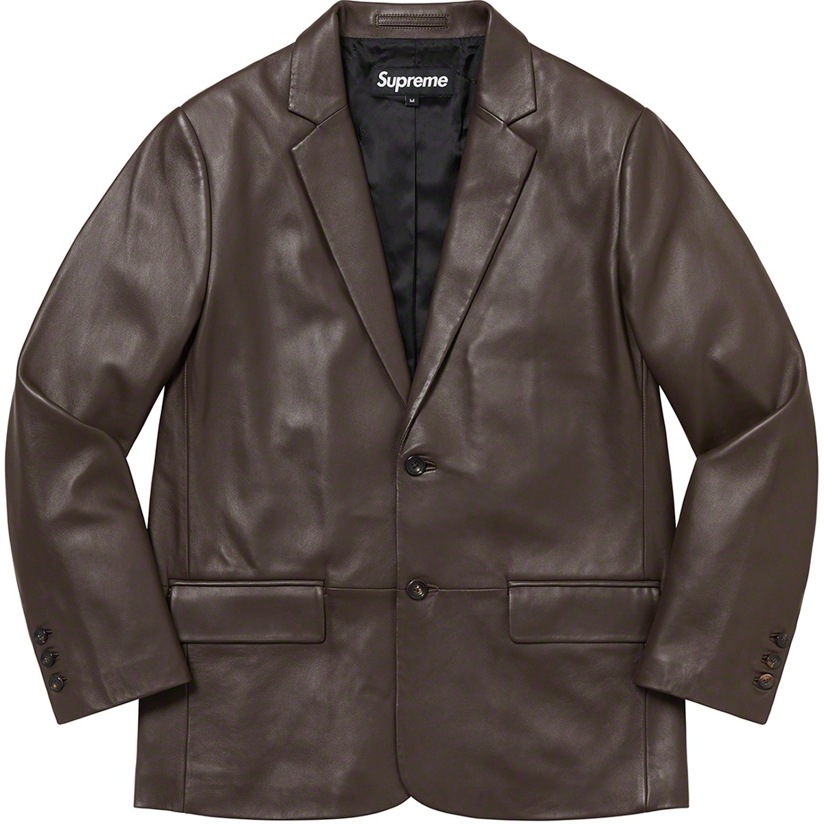 Supreme Leather Blazer (FW22) - $498