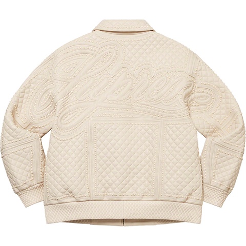 Supreme Studded Quilted Leather Jacket - Colorway