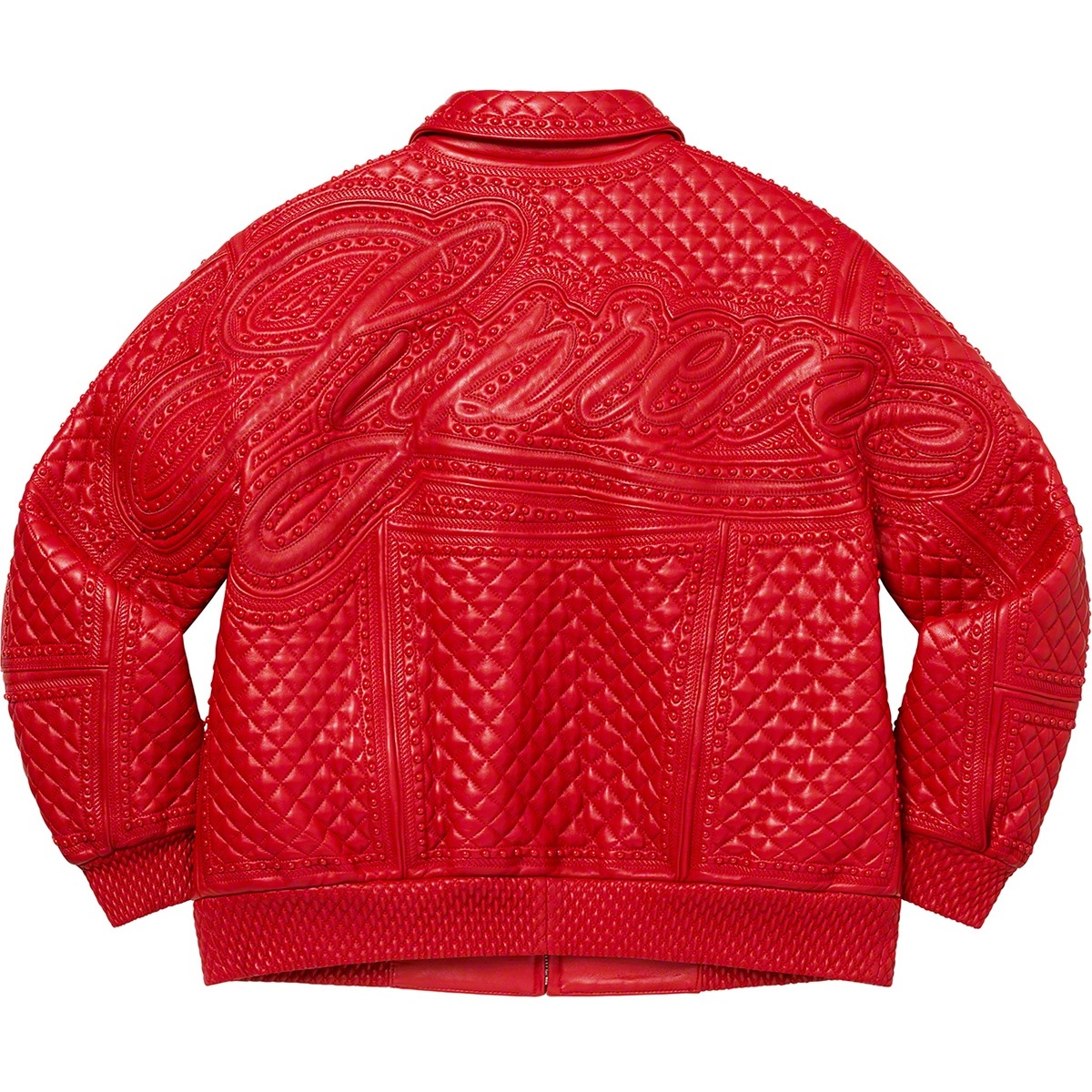 Supreme Studded Quilted Leather Jacket (FW22) - $1198