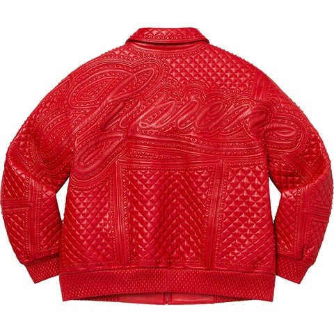 Studded Quilted Leather Jacket - fall/winter 2022 - Supreme