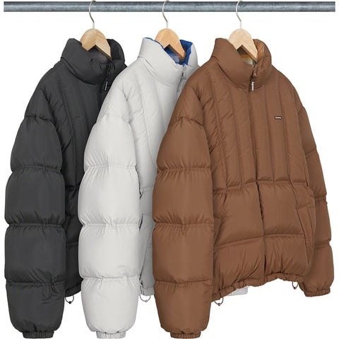 Flannel Reversible Puffer Jacket - Supreme