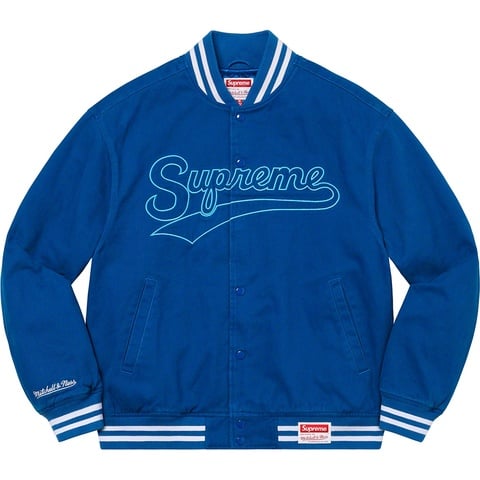 Supreme®/Mitchell & Ness® Doughboy Twill Varsity Jacket - Supreme