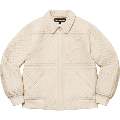 Studded Quilted Leather Jacket - fall/winter 2022 - Supreme