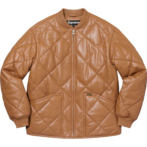 Supreme Quilted Leather Work Jacket - Colorway