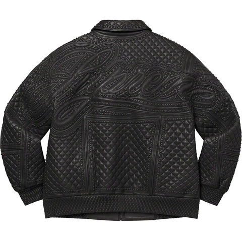 Studded Quilted Leather Jacket - fall/winter 2022 - Supreme
