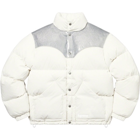 Supreme Glitter Yoke Down Puffer Jacket - Colorway