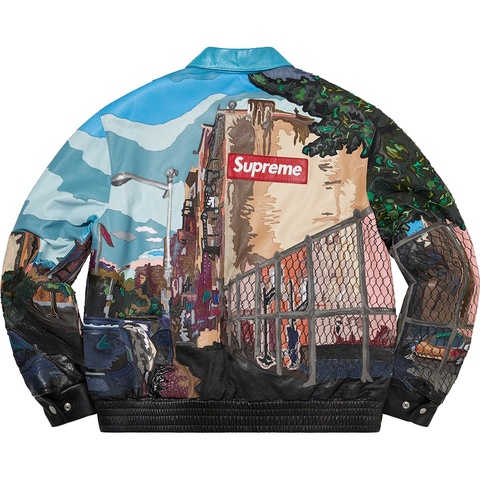 Supreme Jeff Hamilton Ridge Street Leather Jacket - Colorway