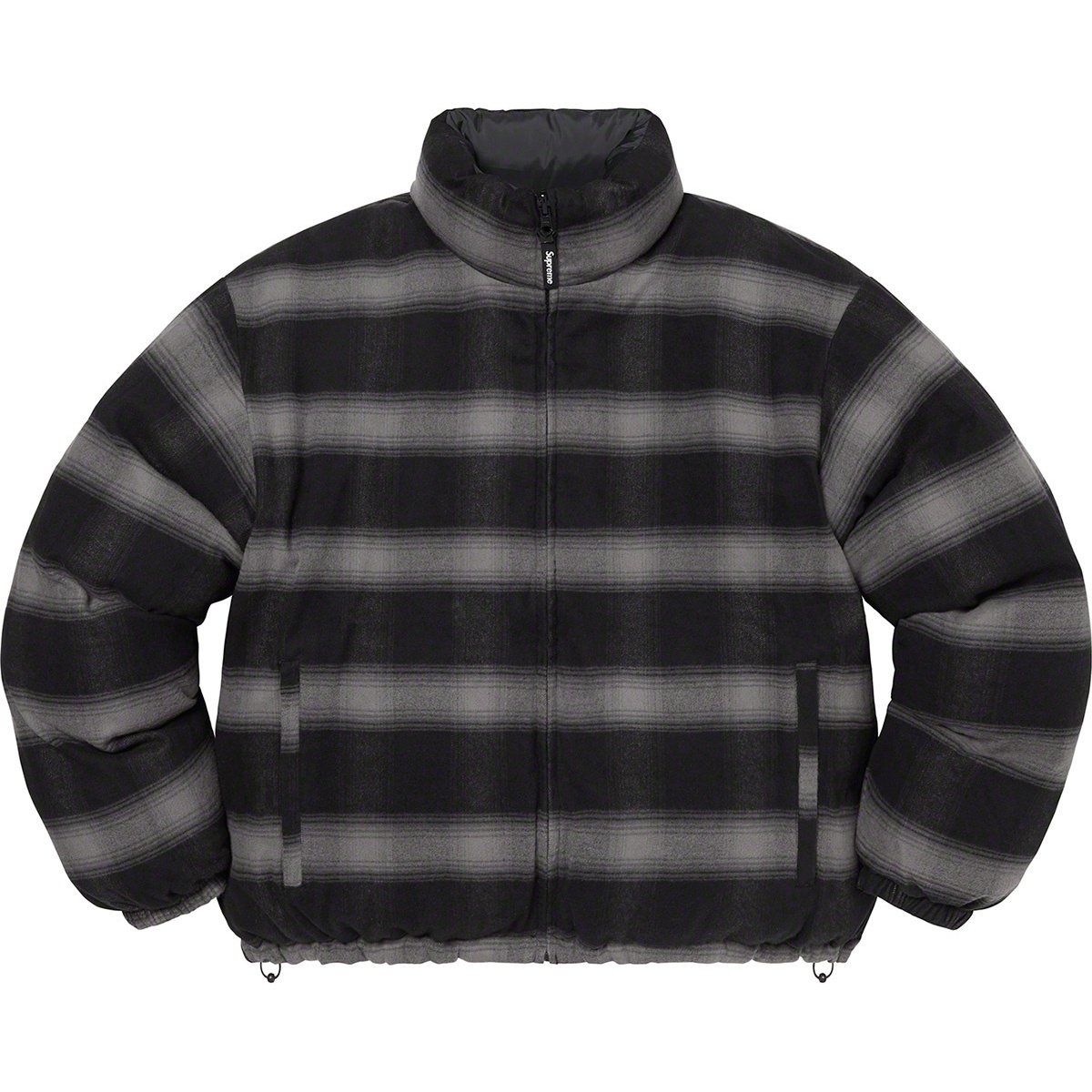 Supreme Flannel Reversible Puffer Jacket (FW22) - $298