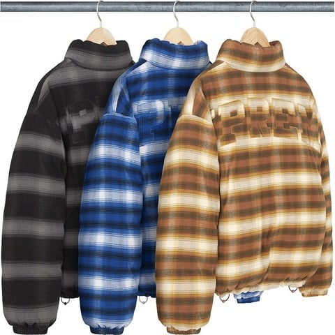 ジャケット・アウター Supreme Flannel Reversible PufferJacket Fall/Winter 2022 Preview – Supreme