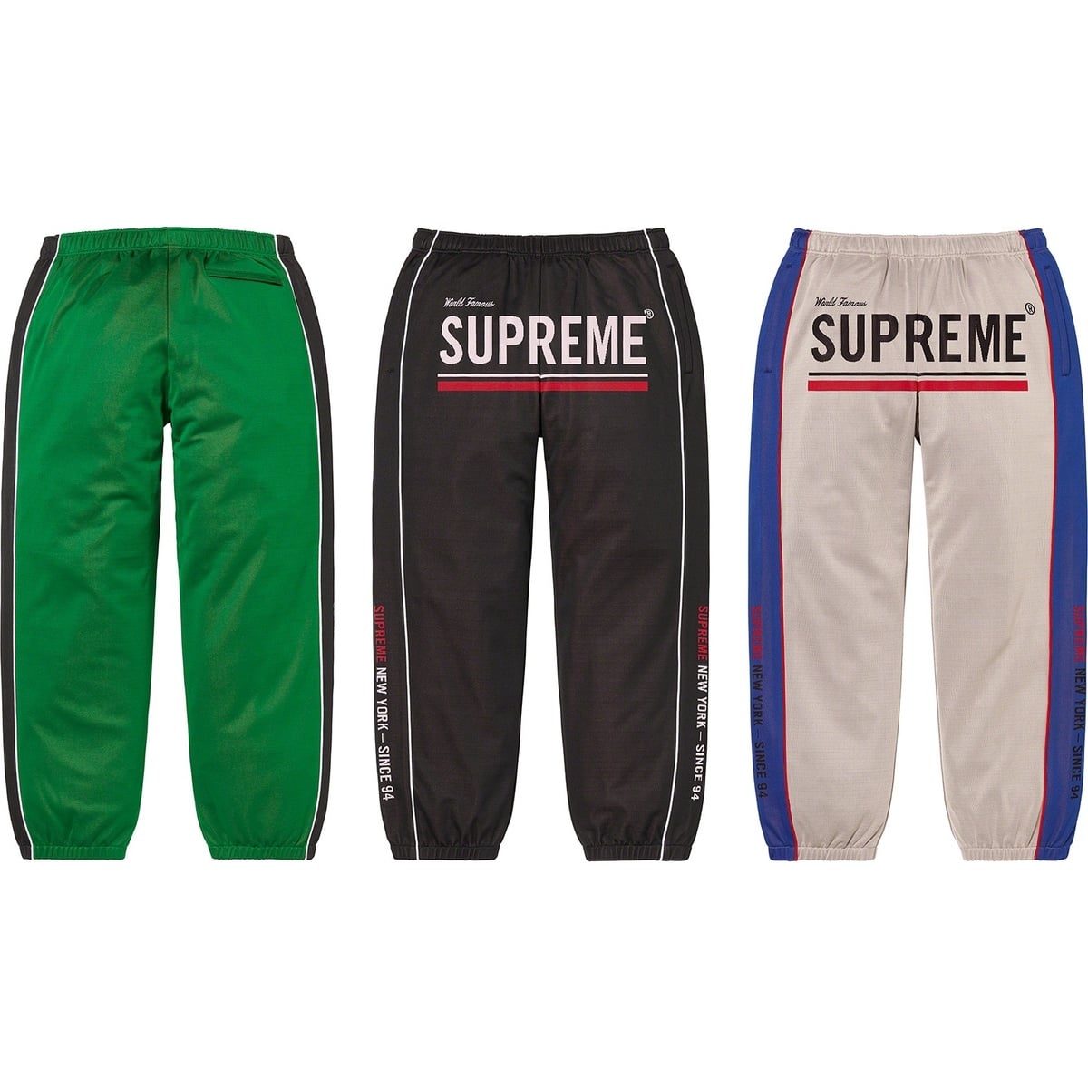 World Famous Jacquard Track Pant - Supreme