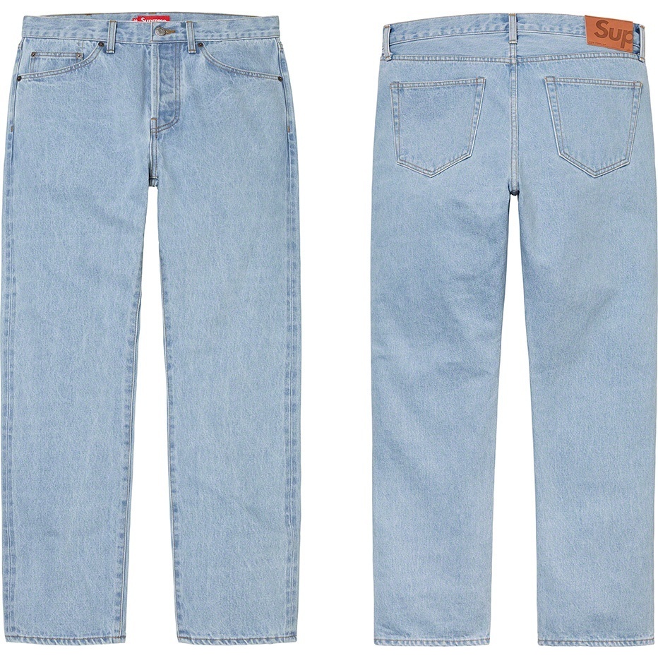 Supreme Stone Wash Slim Jean (fall/winter 2022) - $178.00