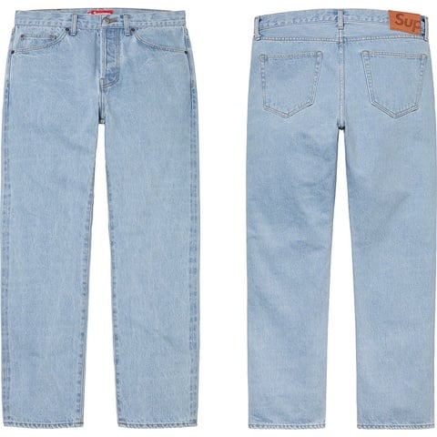 Supreme Stone Wash Slim Jean - $178.00