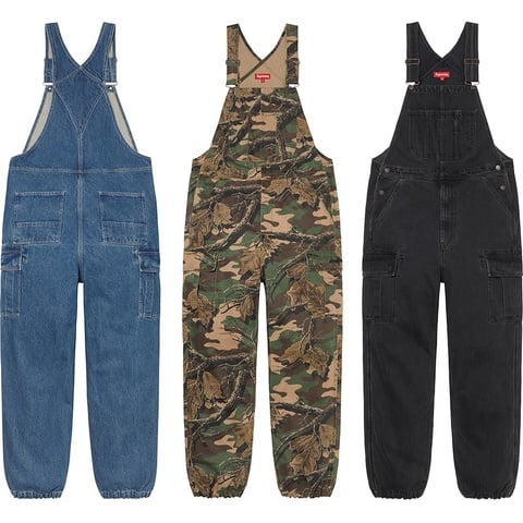 パンツ Supreme FW22 Cargo Denim Overalls S Cargo Denim Overalls - fall/winter 2022 - Supreme