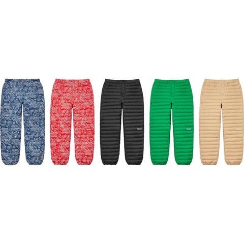 supreme micro down pants size L 長ズボン 総柄 Micro Down Pant - fall/winter 2022 - Supreme