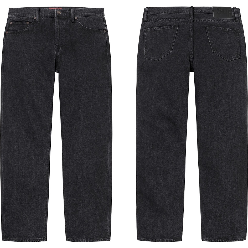 Stone Washed Black Slim Jean - fall/winter 2022 - Supreme