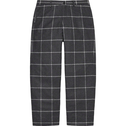 パンツ Supreme Windowpane Wool Trouser Windowpane Wool Trouser - fall/winter 2022 - Supreme