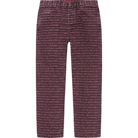 Multi Type Jacquard Regular Jean - Supreme