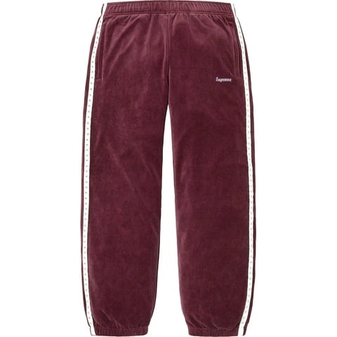Studded Velour Track Pant - fall/winter 2022 - Supreme