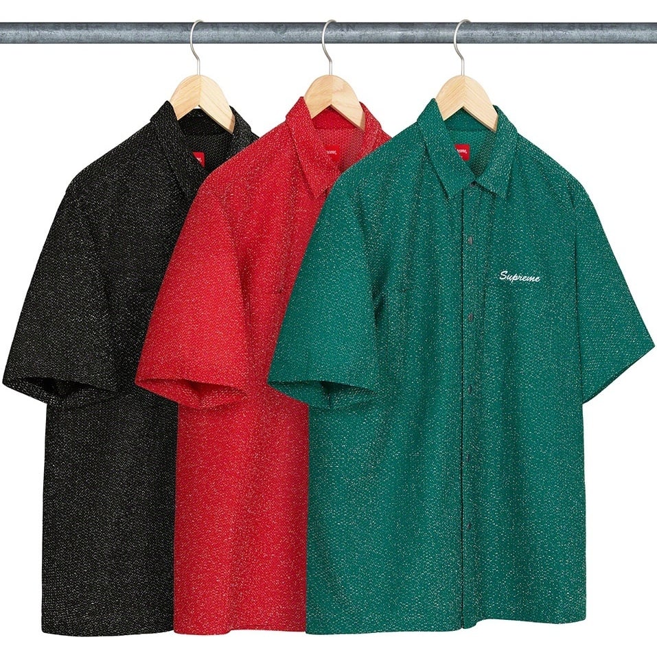 Supreme Lurex S/S Shirtラメ シャツ Lurex S/S Shirt - fall/winter 2022 - Supreme