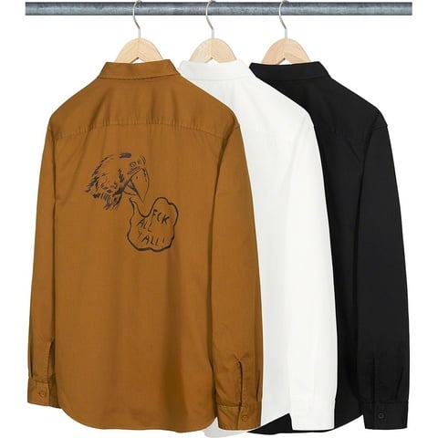 Supreme Raymond Pettibon Work Shirt - $148.00