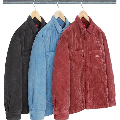Supreme Quilted Corduroy Shirt - $148.00