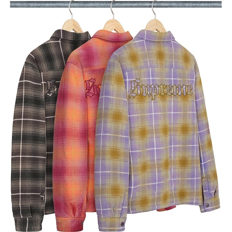 ジャケット・アウター supreme Quilted Lined Flannel Snap Shirt Spring/Summer 2026 Preview – Supreme