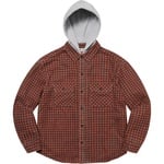 Supreme Houndstooth Flannel Hooded Shirt (FW22)