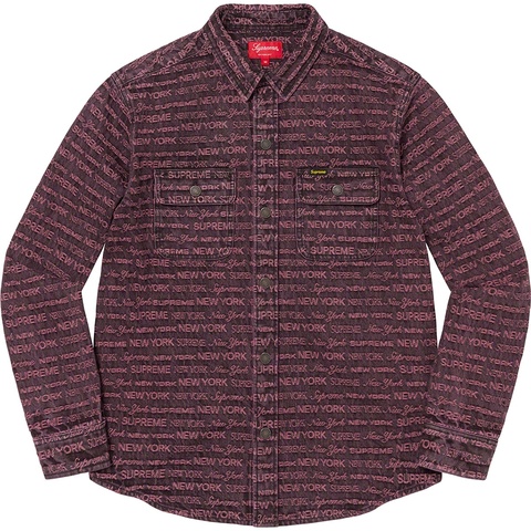 Multi Type Jacquard Denim Shirt - fall/winter 2022 - Supreme
