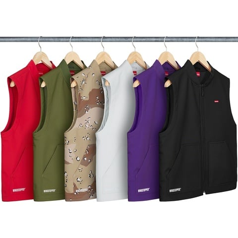 supreme WINDSTOPPER Vest Sサイズ チョコチップカモ WINDSTOPPER® Work Vest - fall/winter 2022 - Supreme
