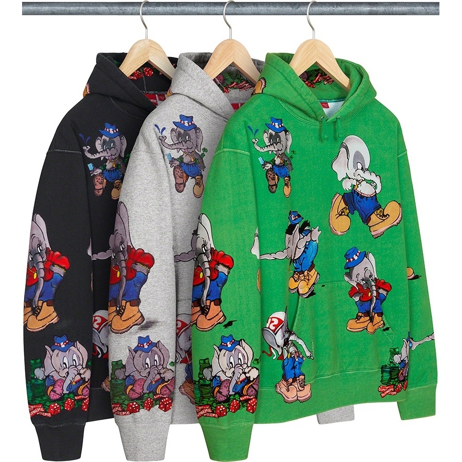 Elephant Hooded Sweatshirt - fall/winter 2022 - Supreme