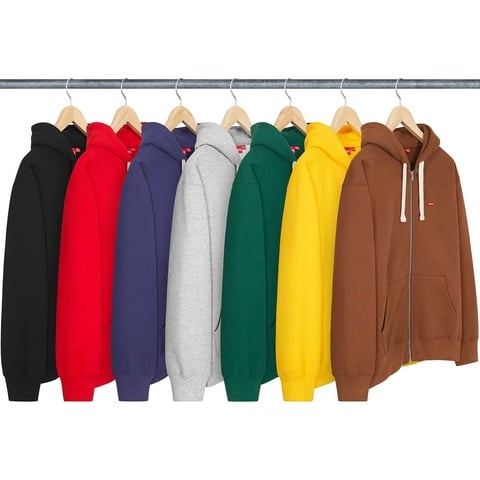 Small Box Drawcord Zip Up Hooded Sweatshirt - Supreme