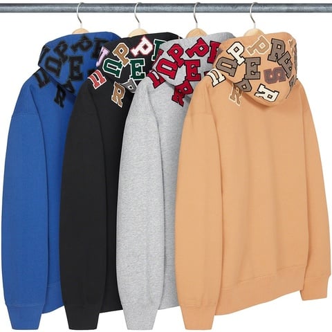 Scattered Appliqué Hooded Sweatshirt - Supreme