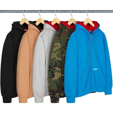 トップス Supreme Box Logo Zip Hooded Sweatshirt Overdyed Small Box Zip Up Hooded Sweatshirt - Supreme
