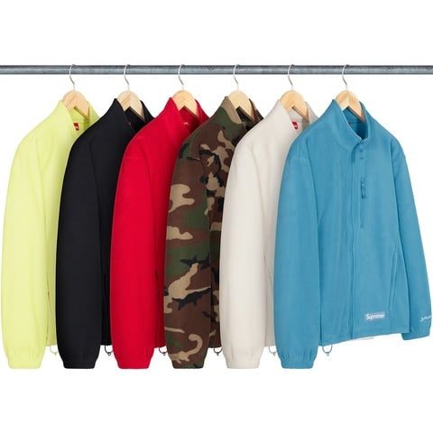 今*。様 キムタク　私物　Supreme Polartec fleece zip 木村拓哉 キムタク着 18AW SUPREME シュプリーム Polartec Zip Up