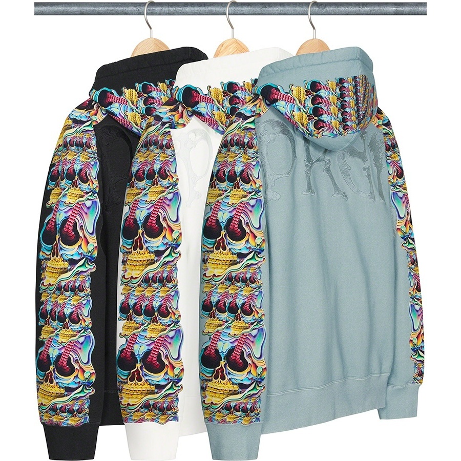 Skulls Zip Up Hooded Sweatshirt - SupremeCommunity